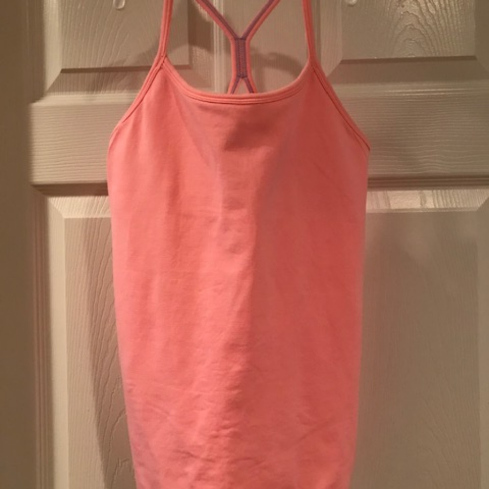 Ivivva tumbling tank, peach color, girls size 12